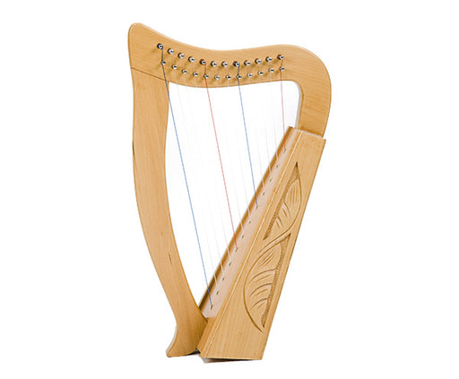 Baby Harp 12 String Carved Beechwood with Bag