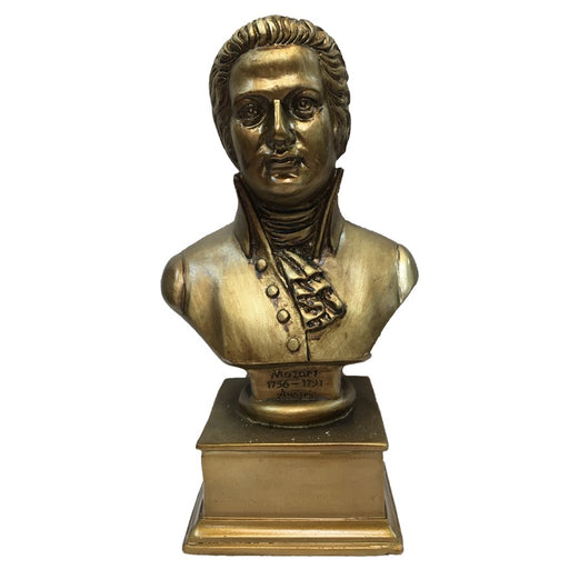 Wolfgang Amadeus Mozart Composer Bust Statue (L)