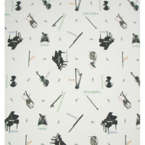 Wrapping Paper - Musical Instruments