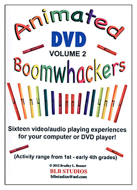 Boomwhackers "Animated Boomwhackers" DVD Only