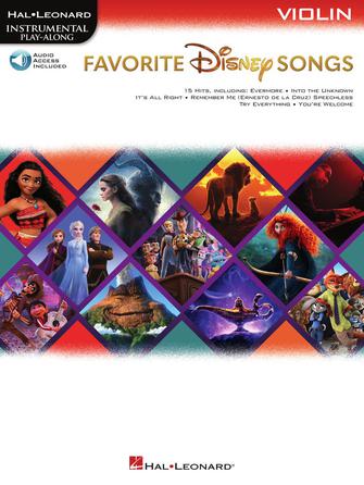 Favorite Disney Songs Instrumental Play-Along [Audio Online]