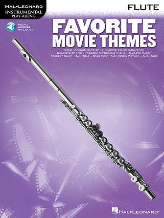 Favorite Movie Themes Instrumental Play-Along [Audio Online]
