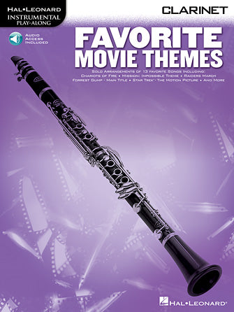 Favorite Movie Themes Instrumental Play-Along [Audio Online]