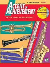 Accent on Achievement B flat Tenor Saxophone Book