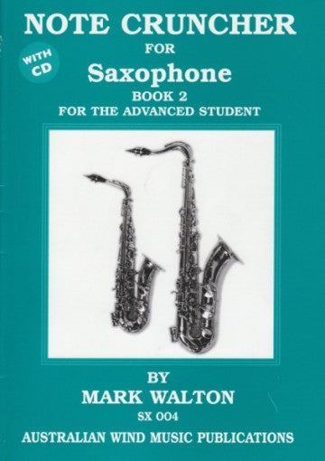 Note Cruncher Book 2 Alto Saxophone Mark Walton