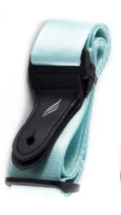 Enya Woven Nylon Ukulele Strap Leather Ends Adjustable Length Blue