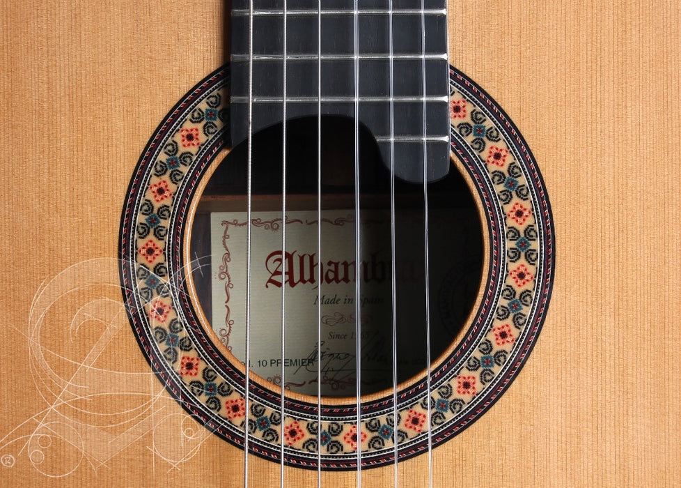 Alhambra 10P Solid Red Cedar Top Classical Guitar