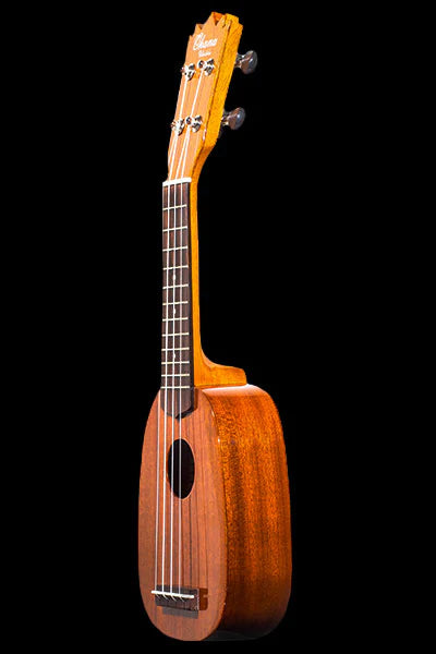 Ohana TTPK-25G Short Scale Mahogany Pineapple Sopranissimo Ukulele