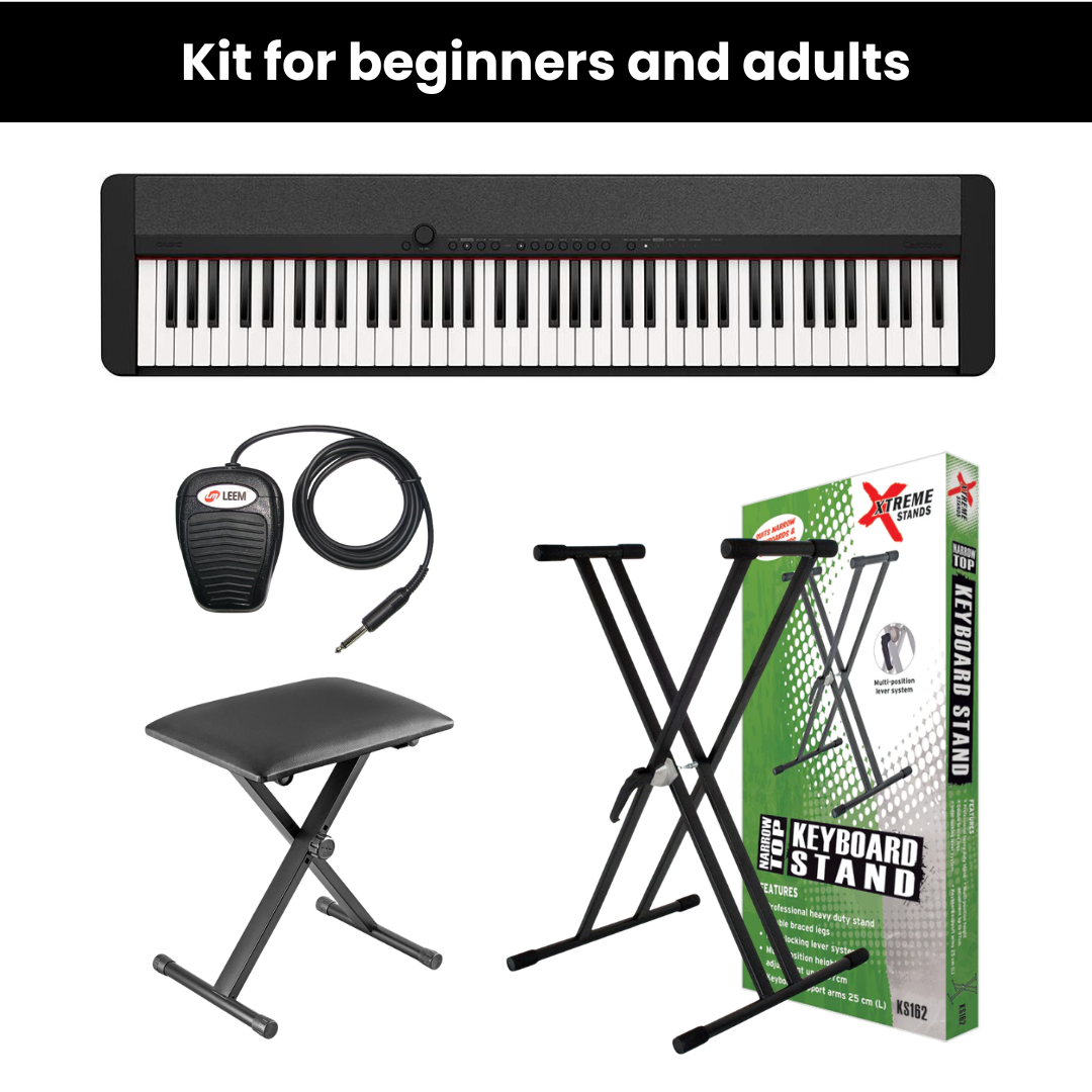 Casiotone 76 Key Keyboard CT-S1-76 Beginner's Kit (2 Colours)
