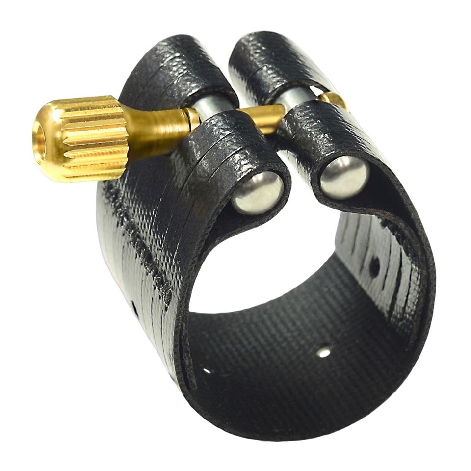 Rovner Dark Soprano Saxophone Ligature with Cap