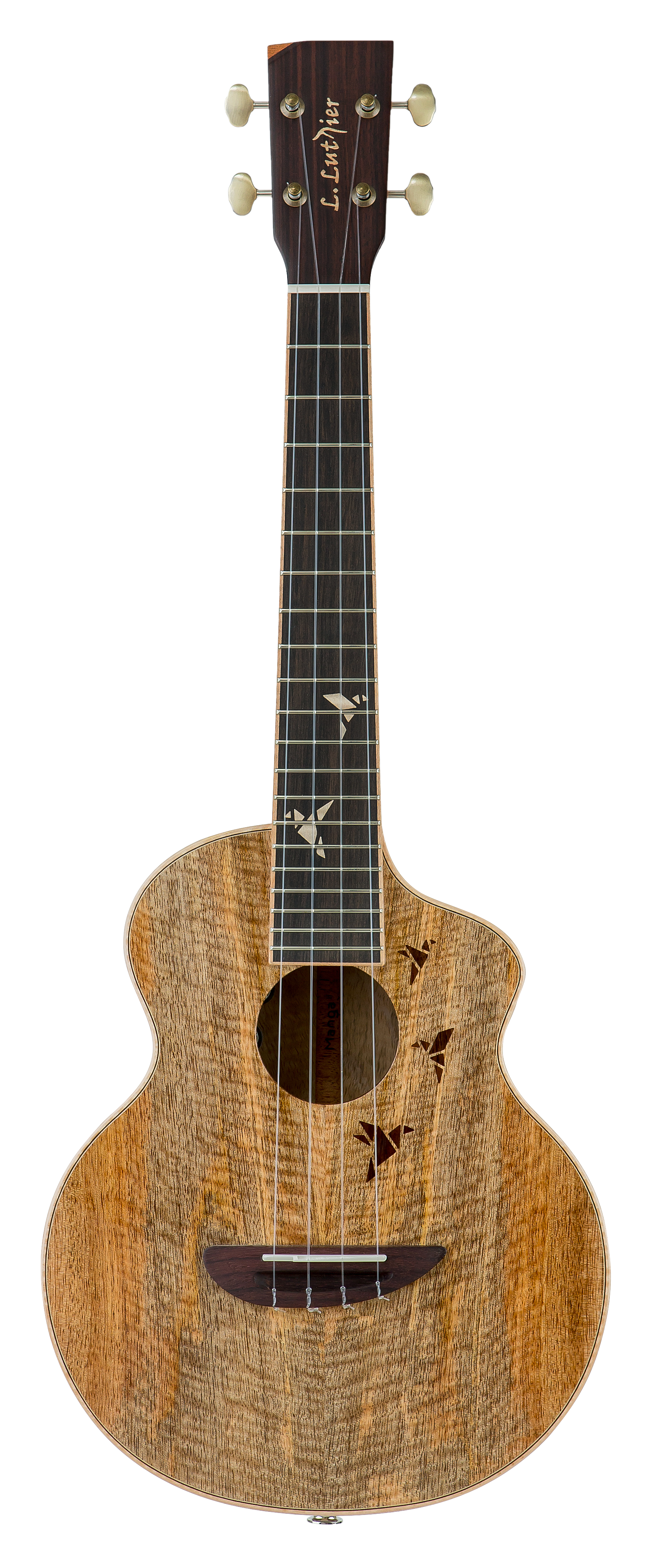 L Luthier Manga Full Solid Mango Tenor Ukulele w/ Pickup