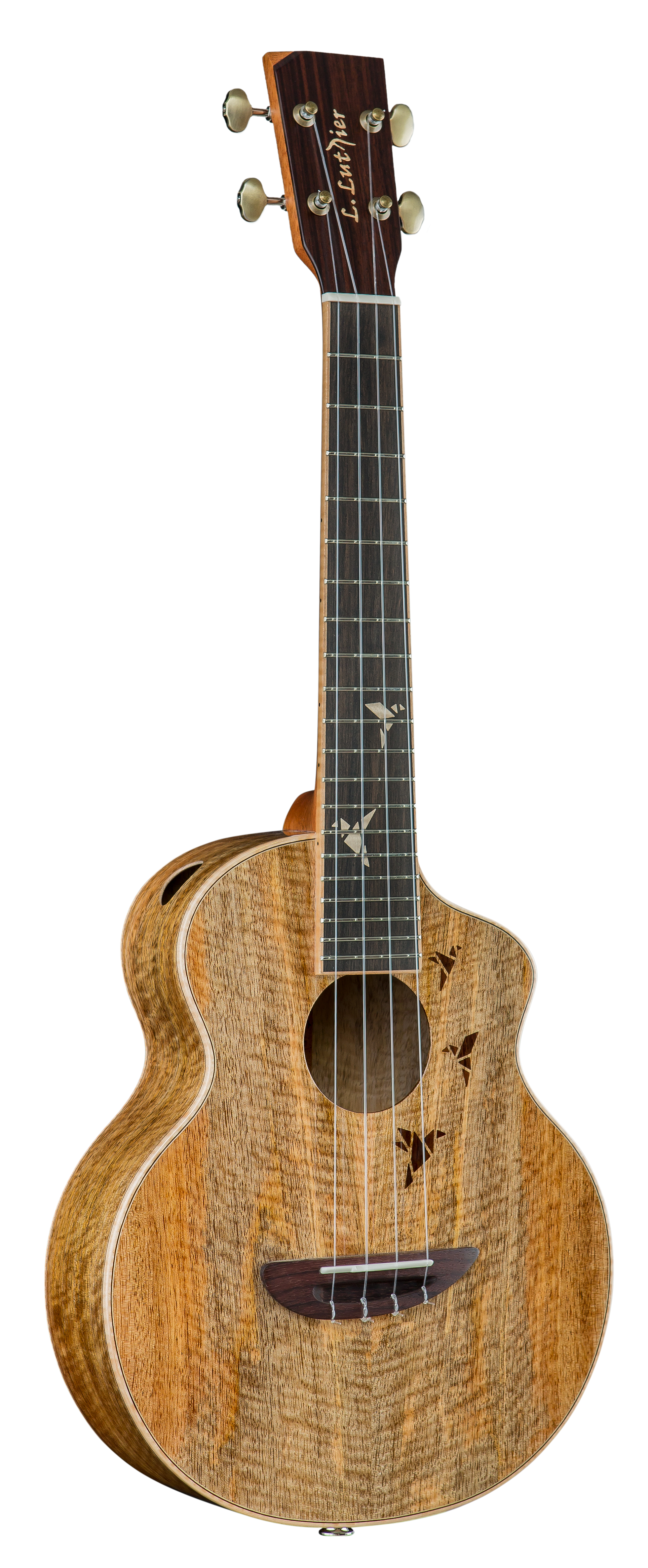 L Luthier Manga Full Solid Mango Tenor Ukulele w/ Pickup