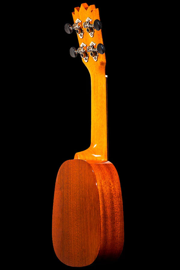 Ohana TTPK-25G Short Scale Mahogany Pineapple Sopranissimo Ukulele