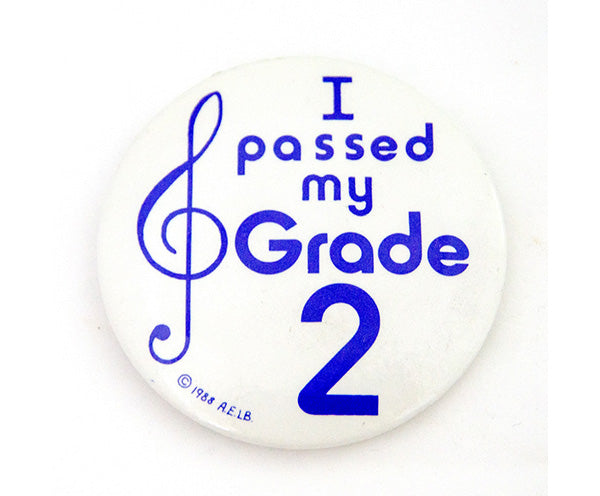 "I Passed My Grade" Gift Badge