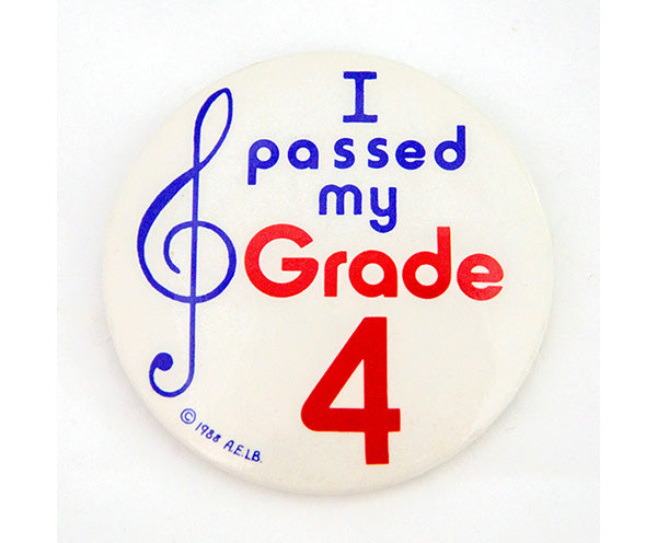 "I Passed My Grade" Gift Badge