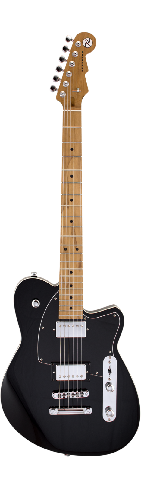 Reverend Charger HB Electric Guitar in Midnight Black