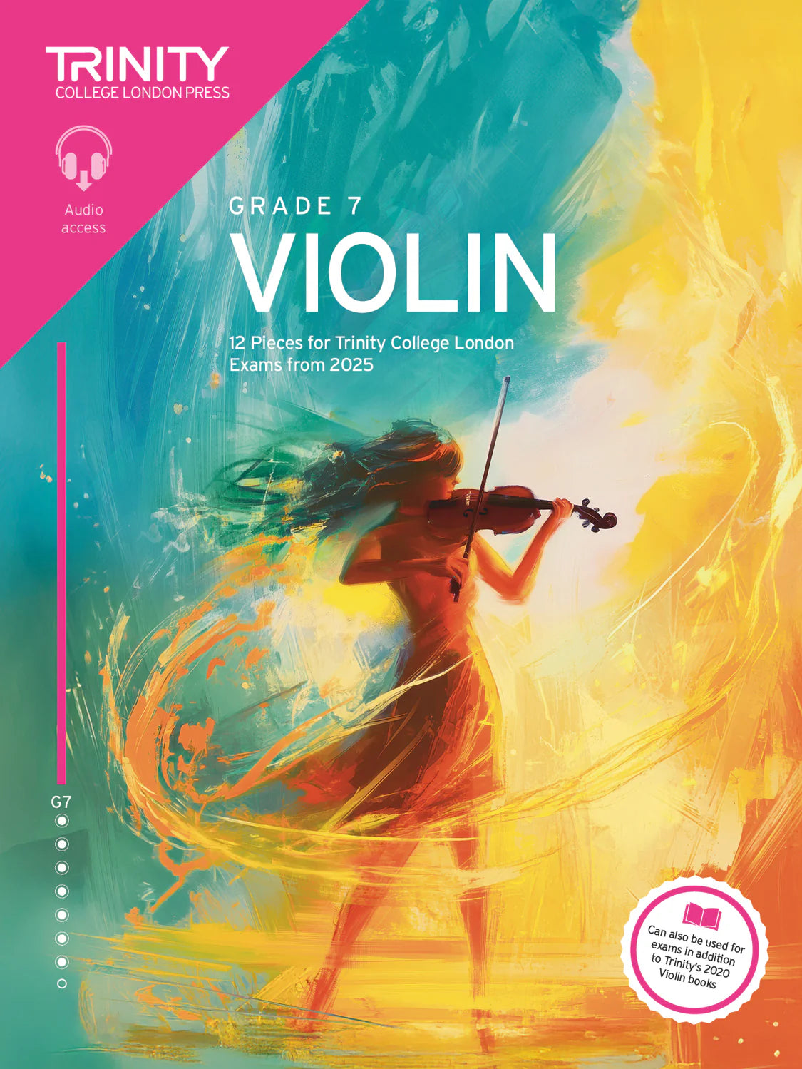 Trinity Violin Exam Pieces from 2025 with Online Audio (Initial - Gr 8)
