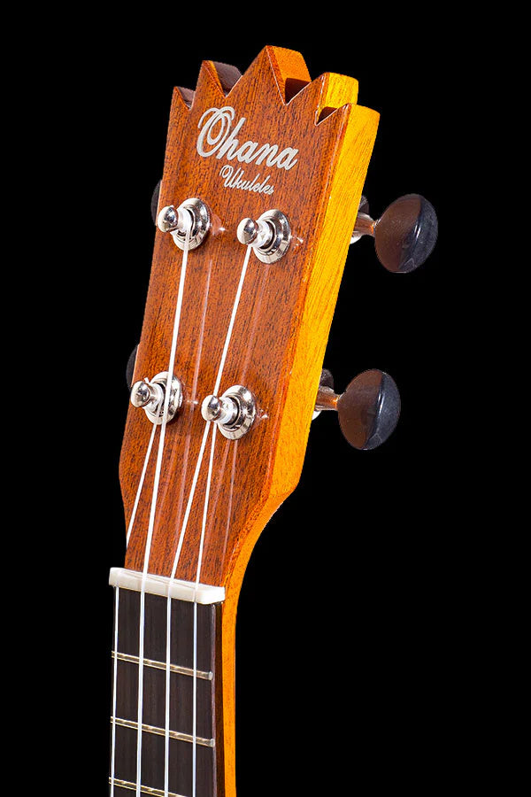 Ohana TTPK-25G Short Scale Mahogany Pineapple Sopranissimo Ukulele