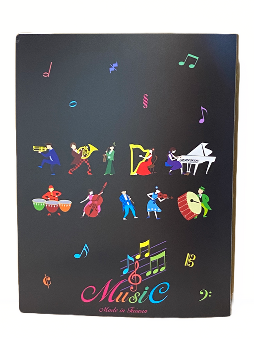 20 Clear Sheet Music Folder Rainbow Players
