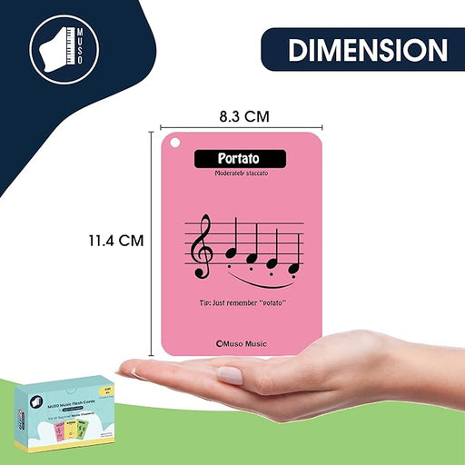 MUSO Music Flash Cards for Kids & Adults (Standard Edition)