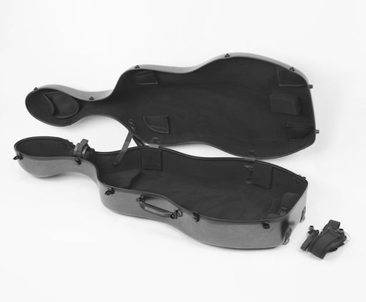 Cello HQ Deluxe Polycarbonate Case 3/4 Silver / Black