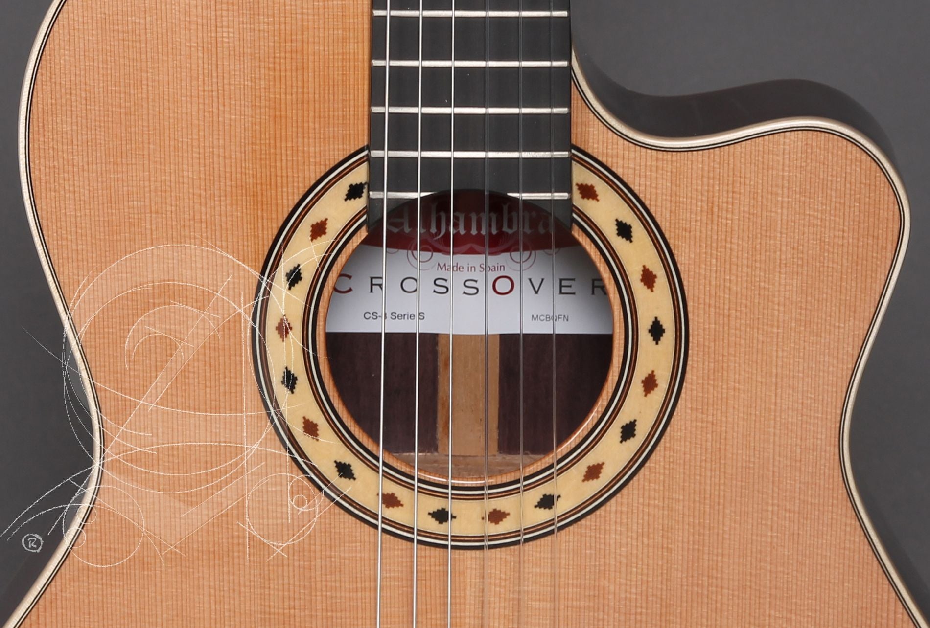 Alhambra Crossover CS-3 CW Classical Guitar with Pickup