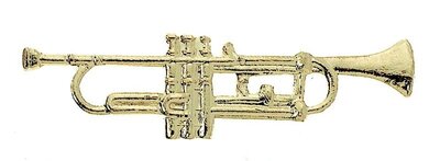 Mini Classical Brass Music Instrument Metal Pin (4 options)