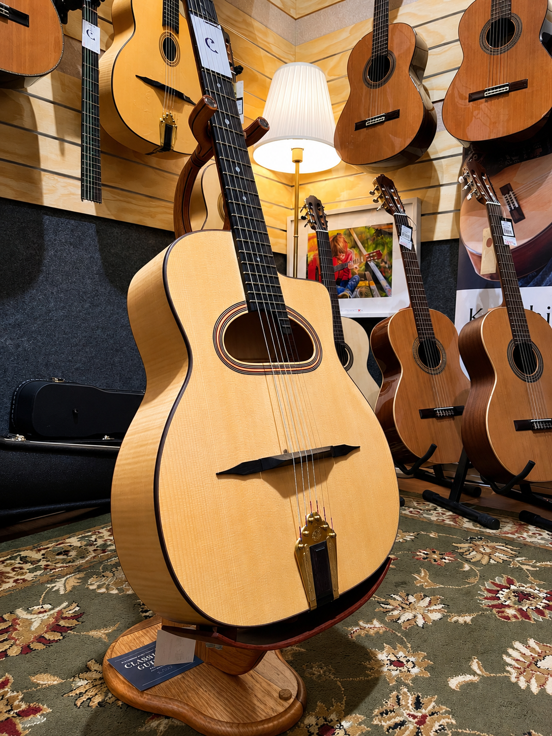 Altamira M Spruce Solid Top Gypsy Jazz Guitar