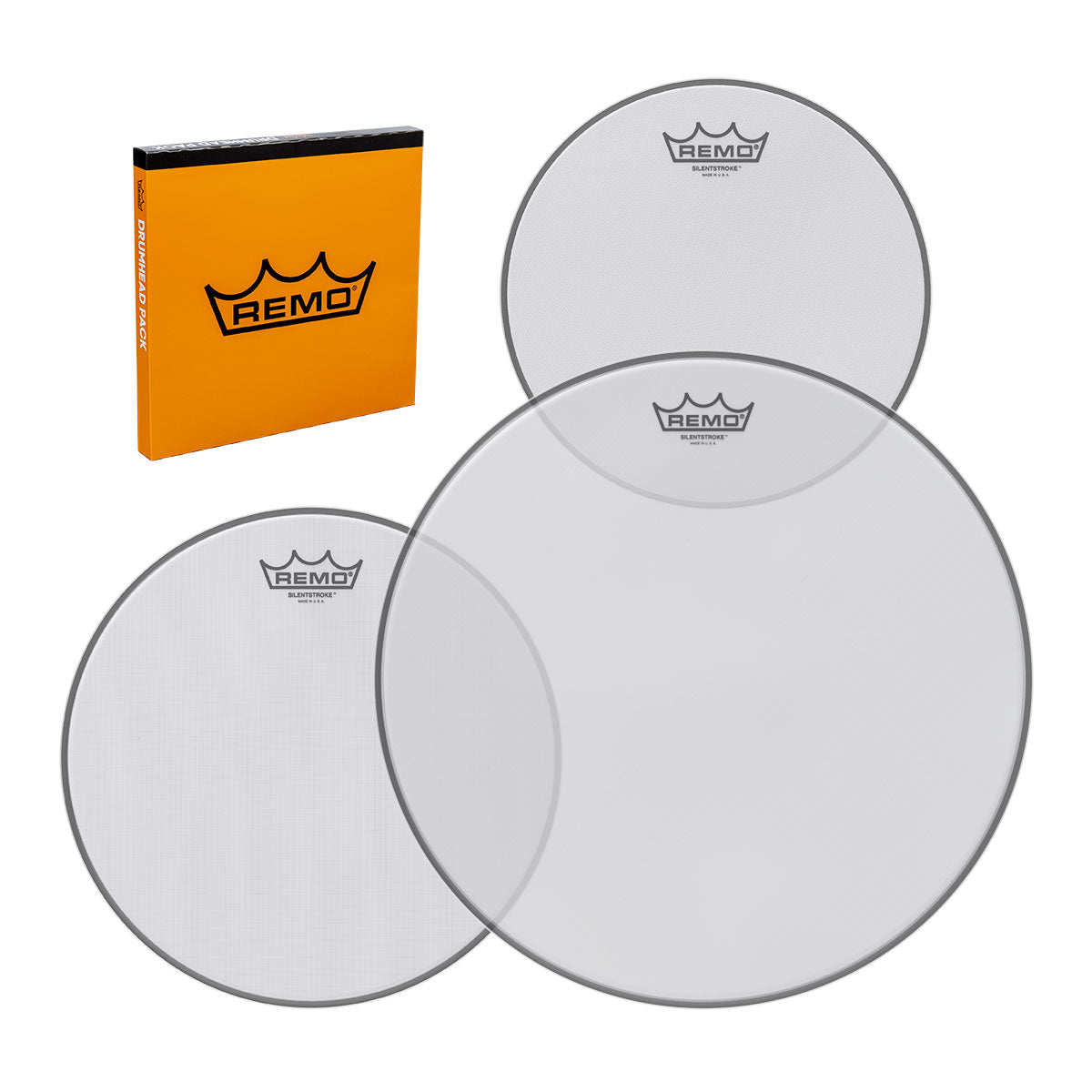 Remo Silent Stroke Fusion Drumhead Pack *CLEARANCE
