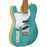 Aria 615-MK2 Nashville Left Handed Electric Guitar in Turquoise Blue Gloss Finish