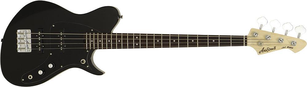 Aria J Series J-B Electric Bass Guitar in Black
