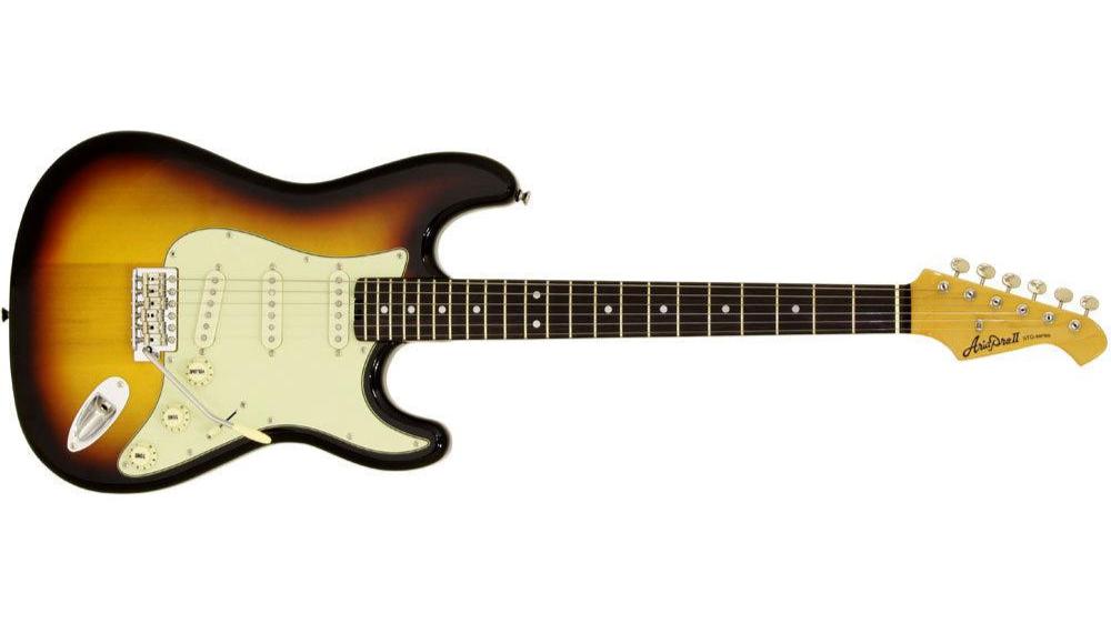 Aria STG-62 Electric Guitar in 3-Tone Sunburst