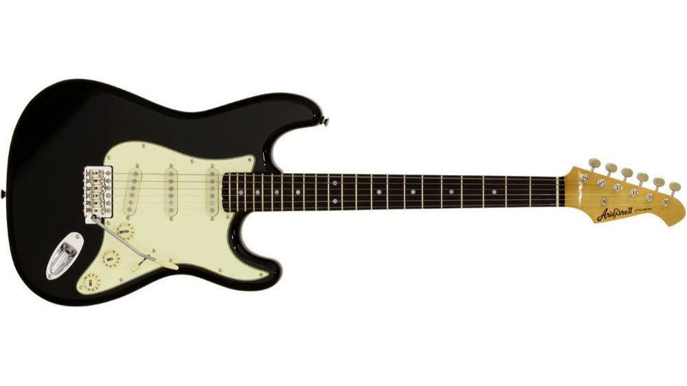 Aria STG-62 Electric Guitar in Black