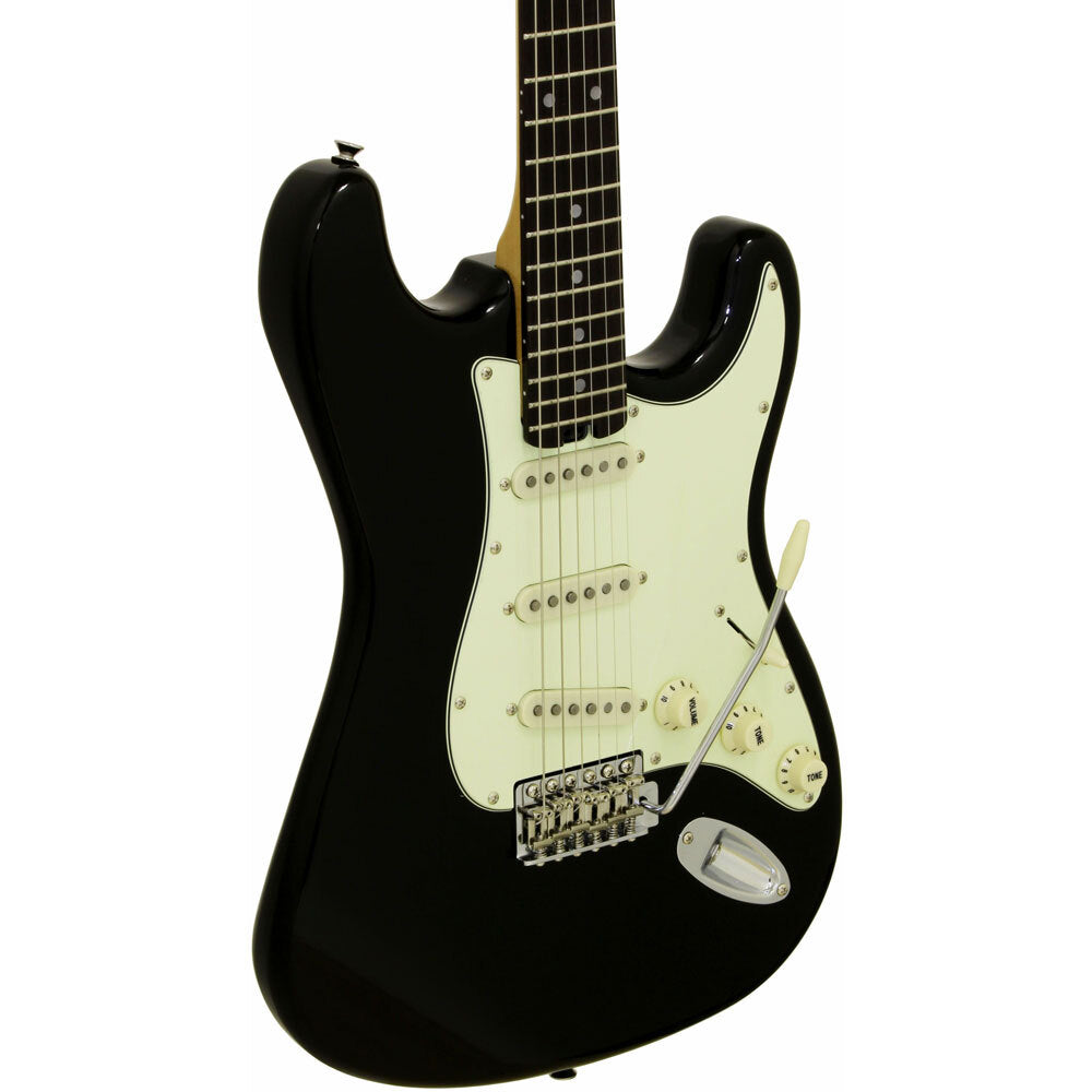 Aria STG-62 Electric Guitar in Black