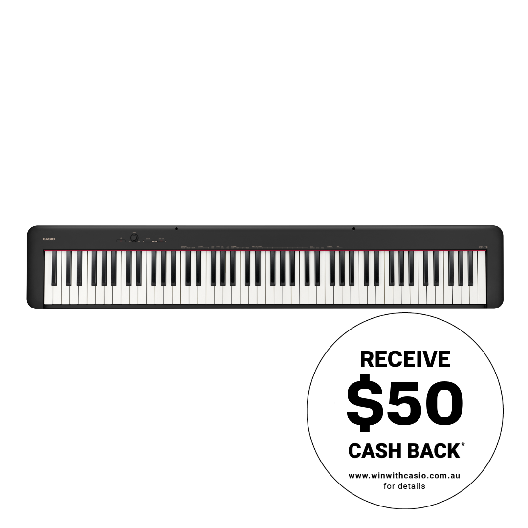 Casio CDPS110 Digital Piano Keyboard Black