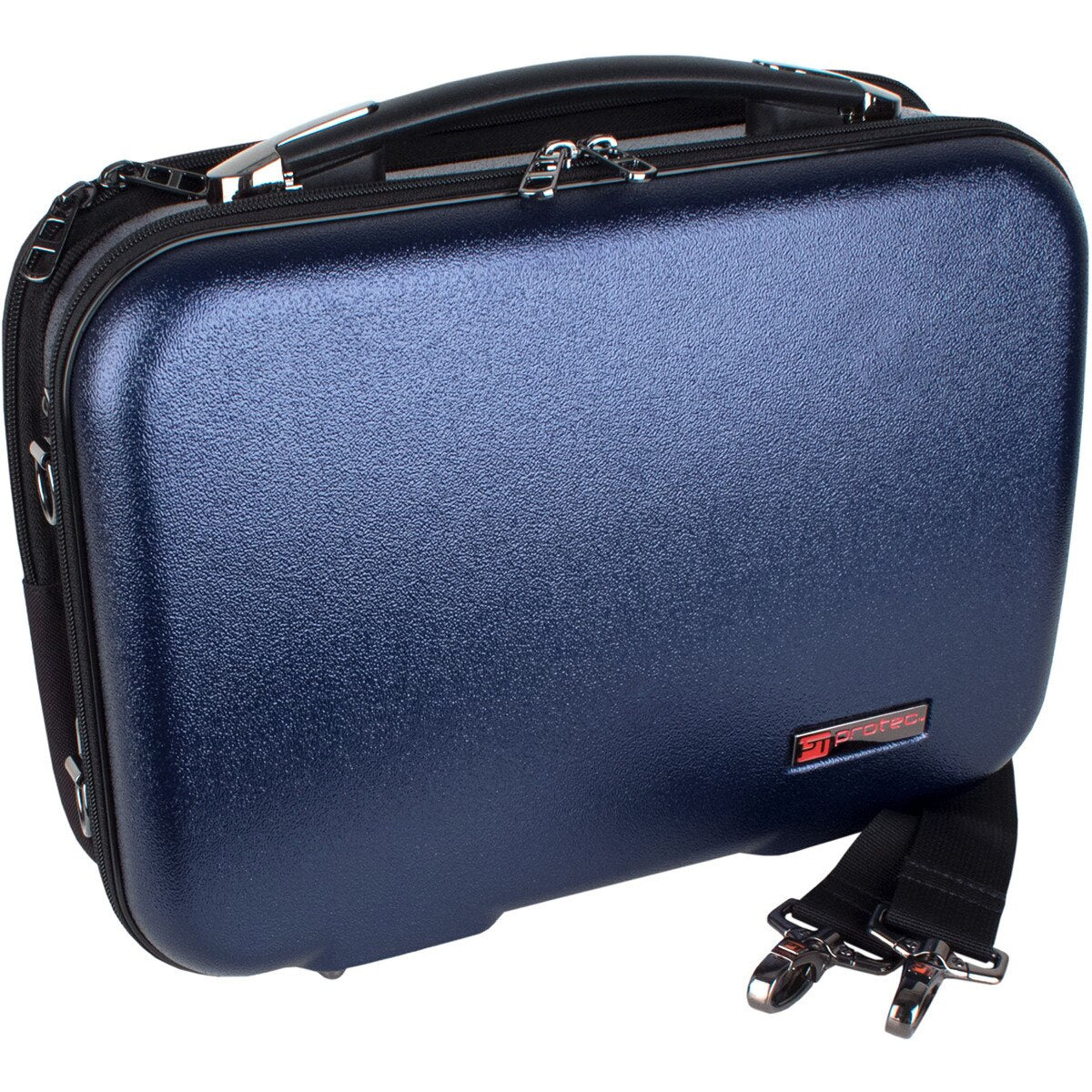Protec Clarinet Case, Bb - ZIP - Detachable Music Pocket Black or Blue