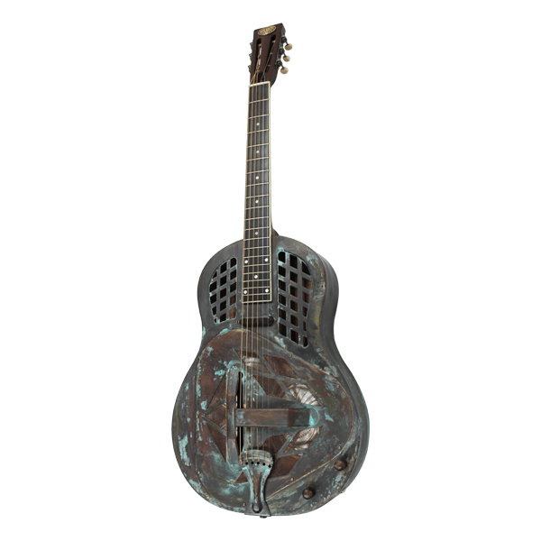 Bourbon Street BSR-3C-CR Copper Rust Resonator Guitar *CLEARANCE
