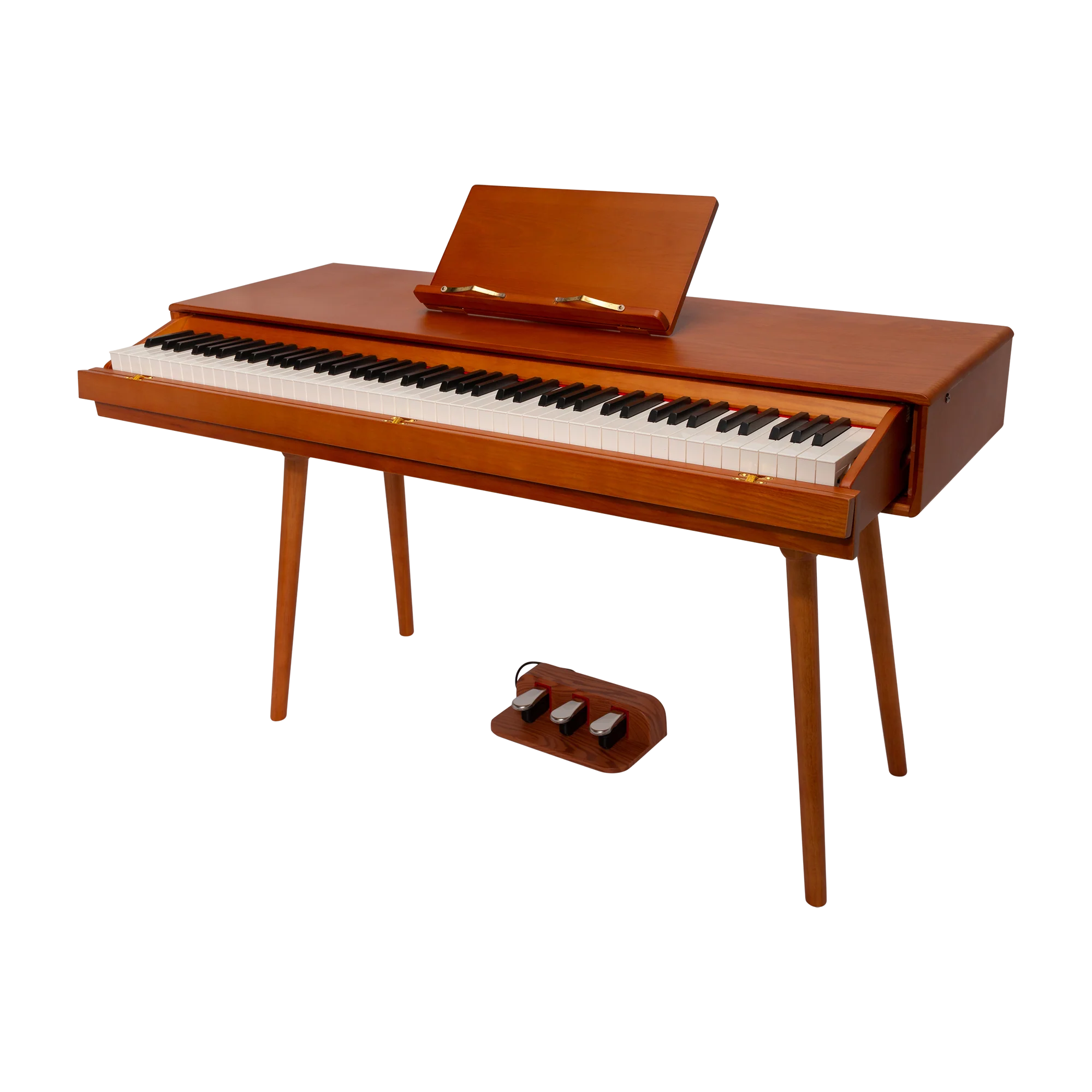 Crown CMDP-909-WDG Hideaway Digital Piano Solid Walnut - Perth Music Store