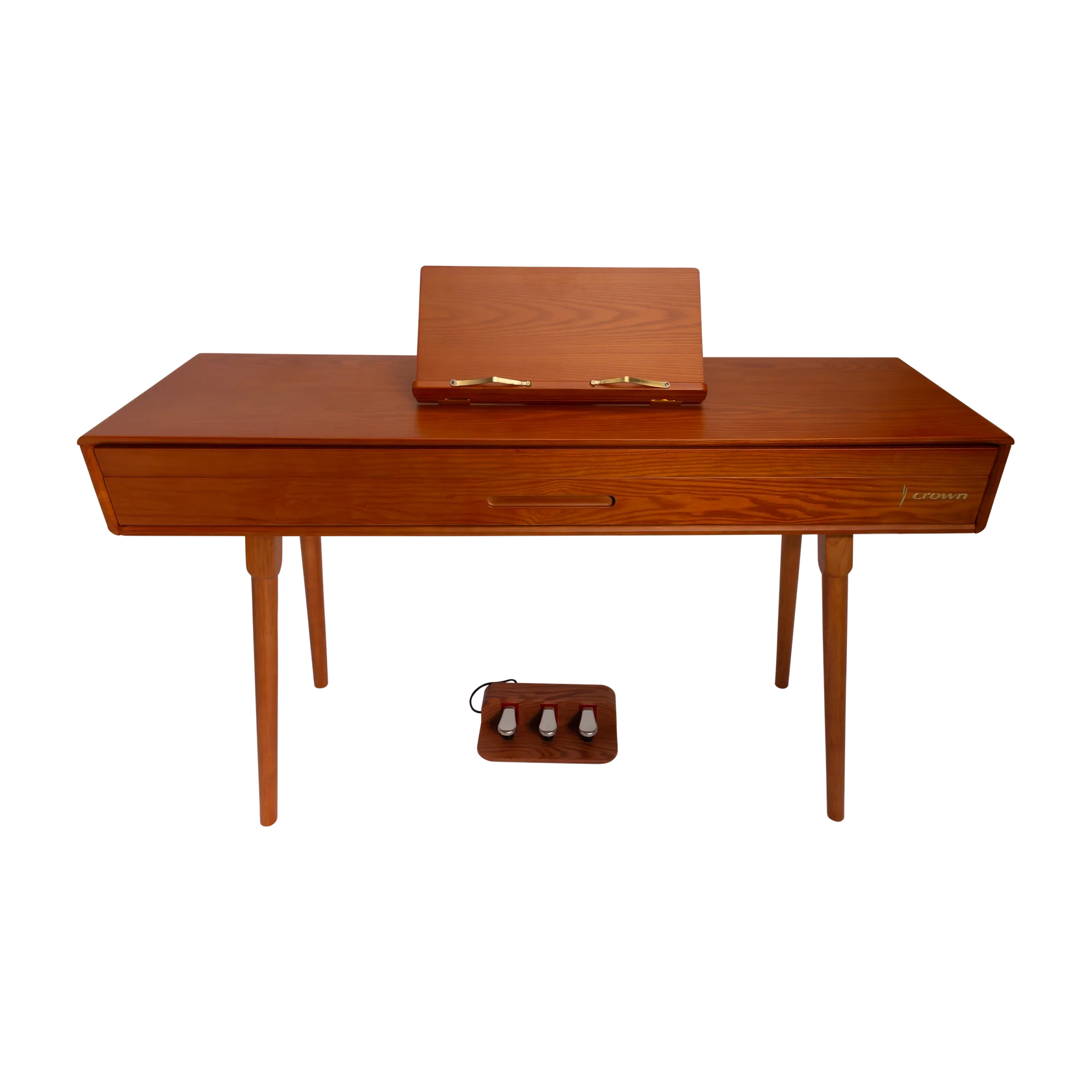 Crown CMDP-909-WDG Hideaway Digital Piano Solid Walnut - Perth Music Store