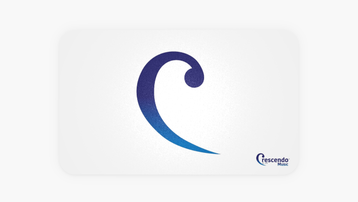 Crescendo Music Digital Gift Card Voucher