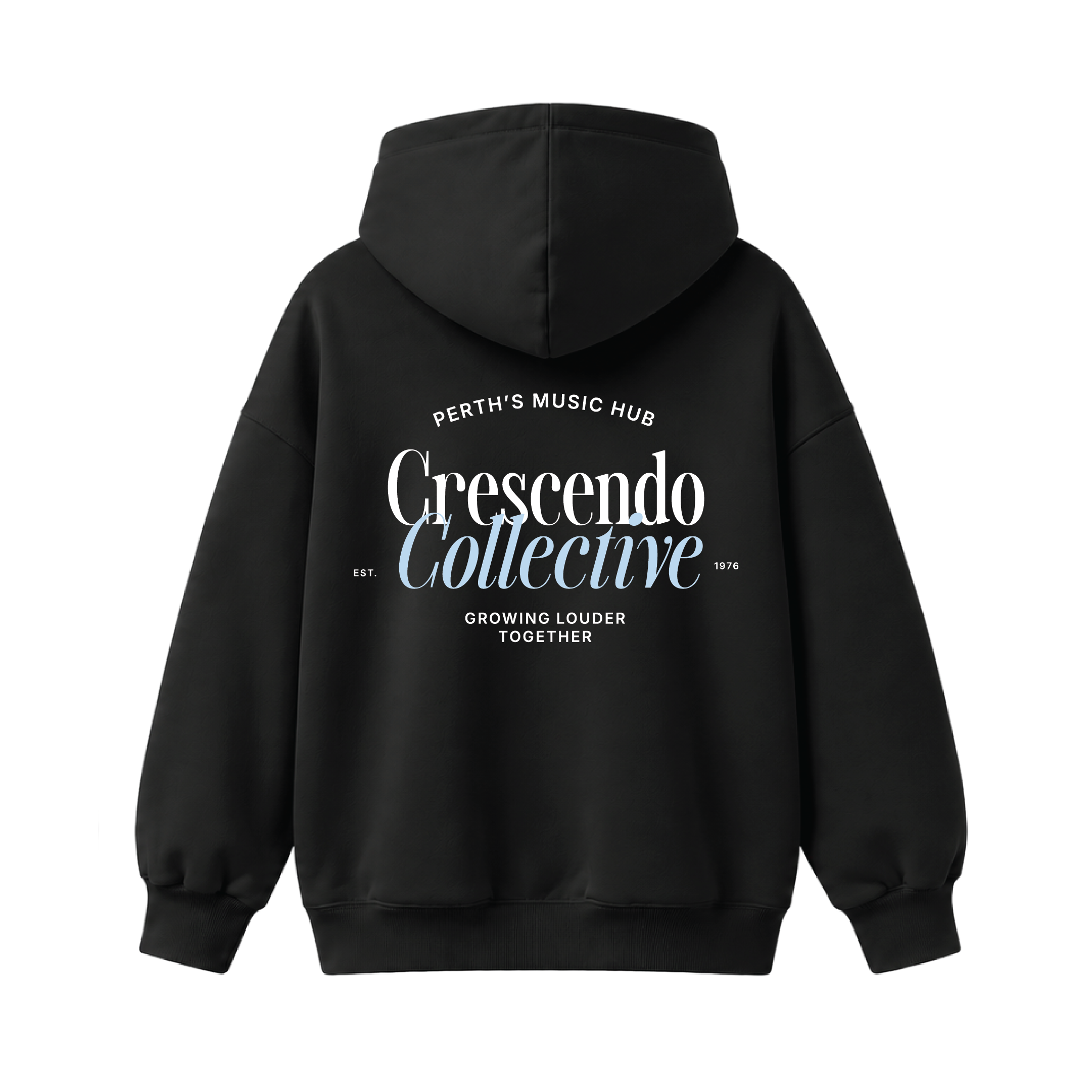 Crescendo Hoodie Black Collective Collection (8 sizes)