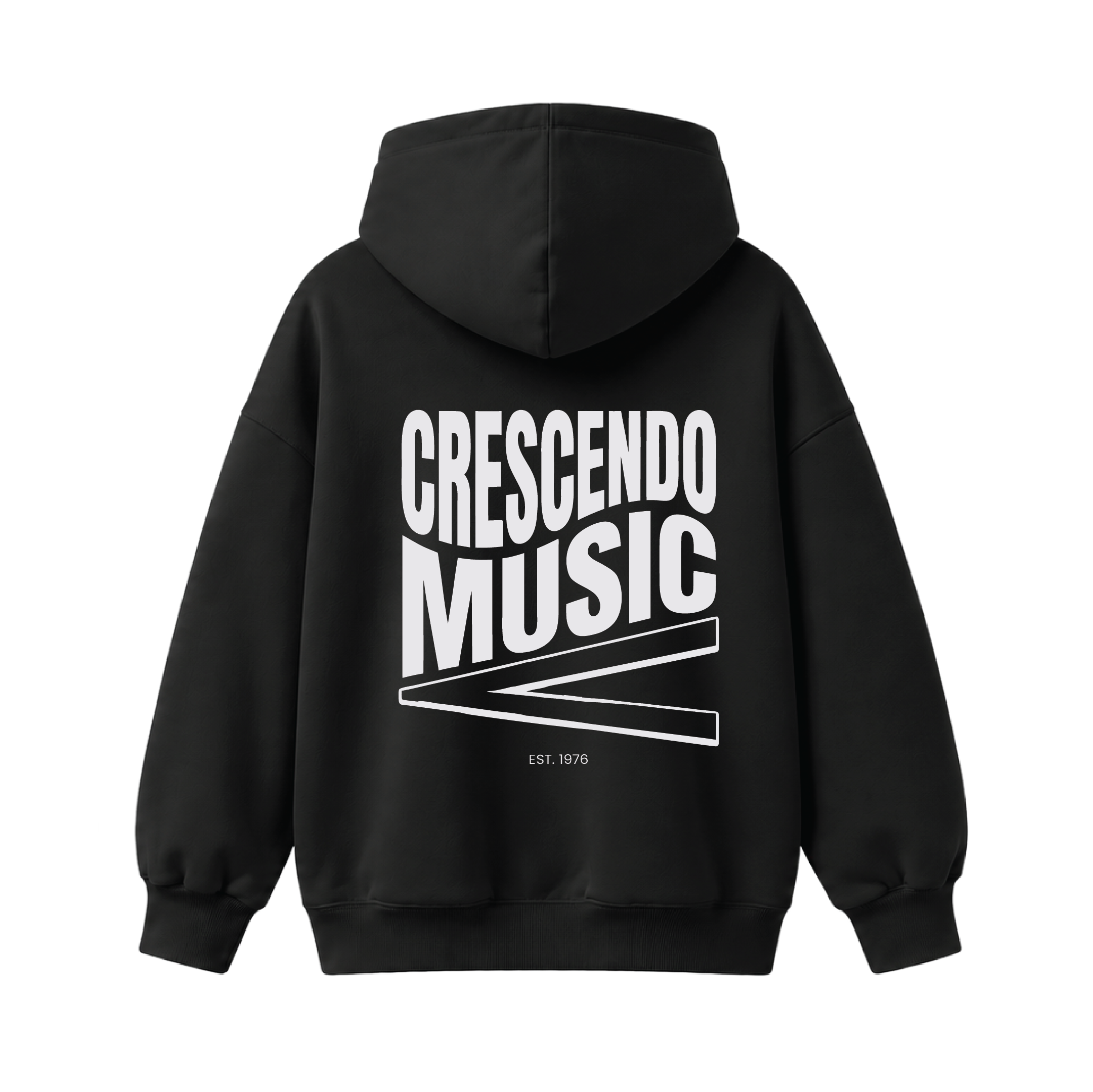 Crescendo Hoodie Black Heritage Collection (8 sizes)
