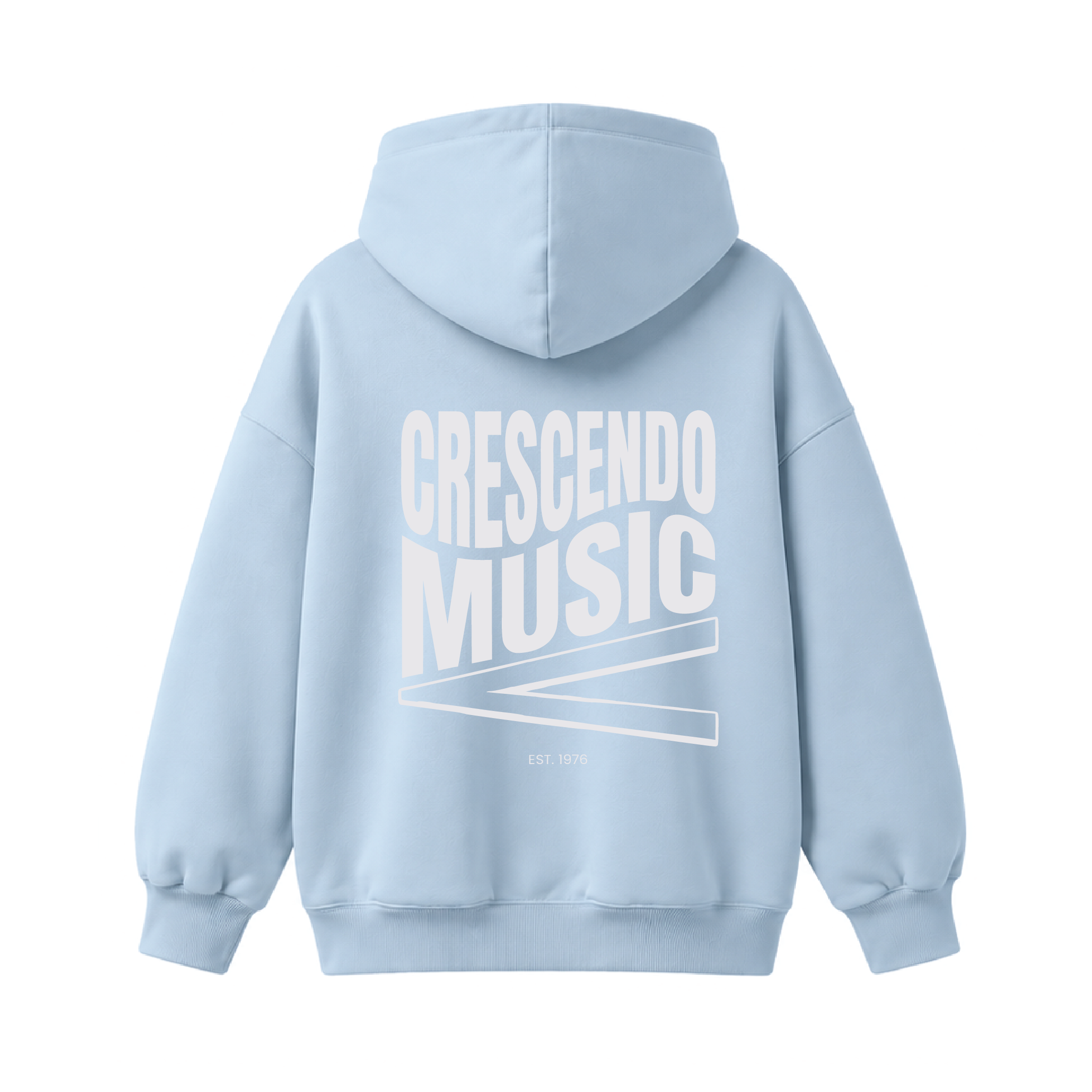 Crescendo Hoodie Powder Blue Heritage Collection (8 sizes)