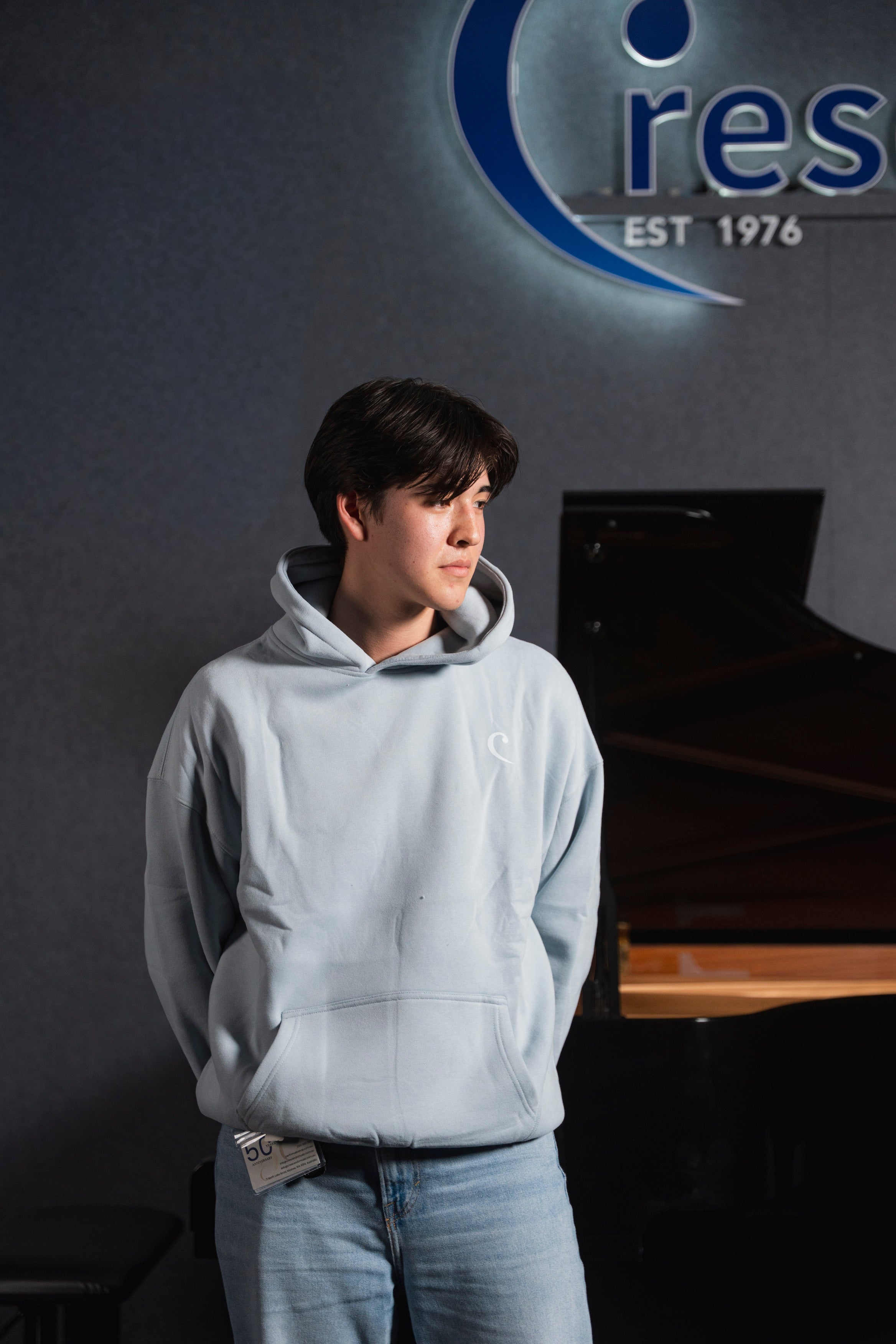 Crescendo Hoodie Powder Blue Collective Collection (8 sizes)
