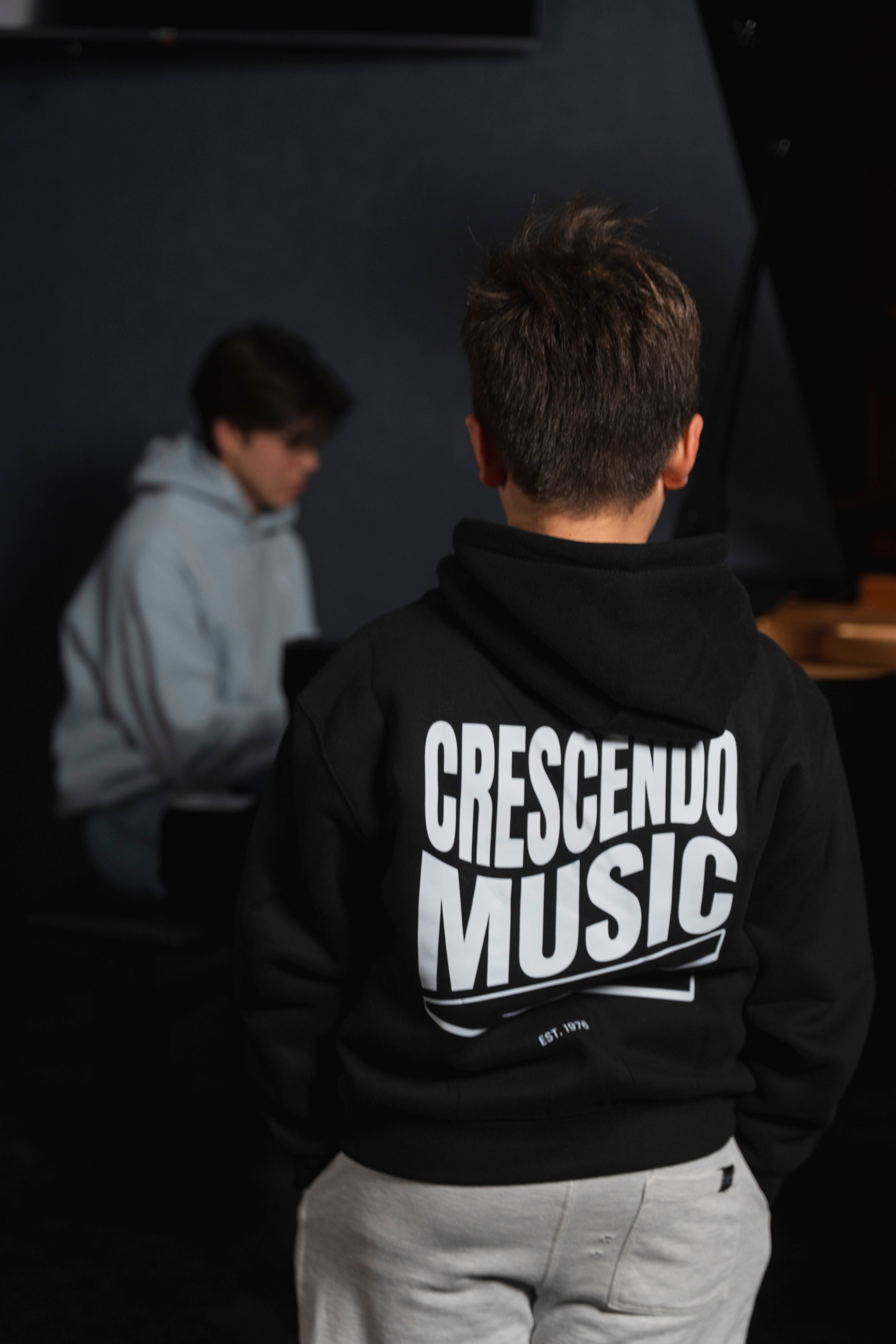 Crescendo Hoodie Black Heritage Collection (8 sizes)
