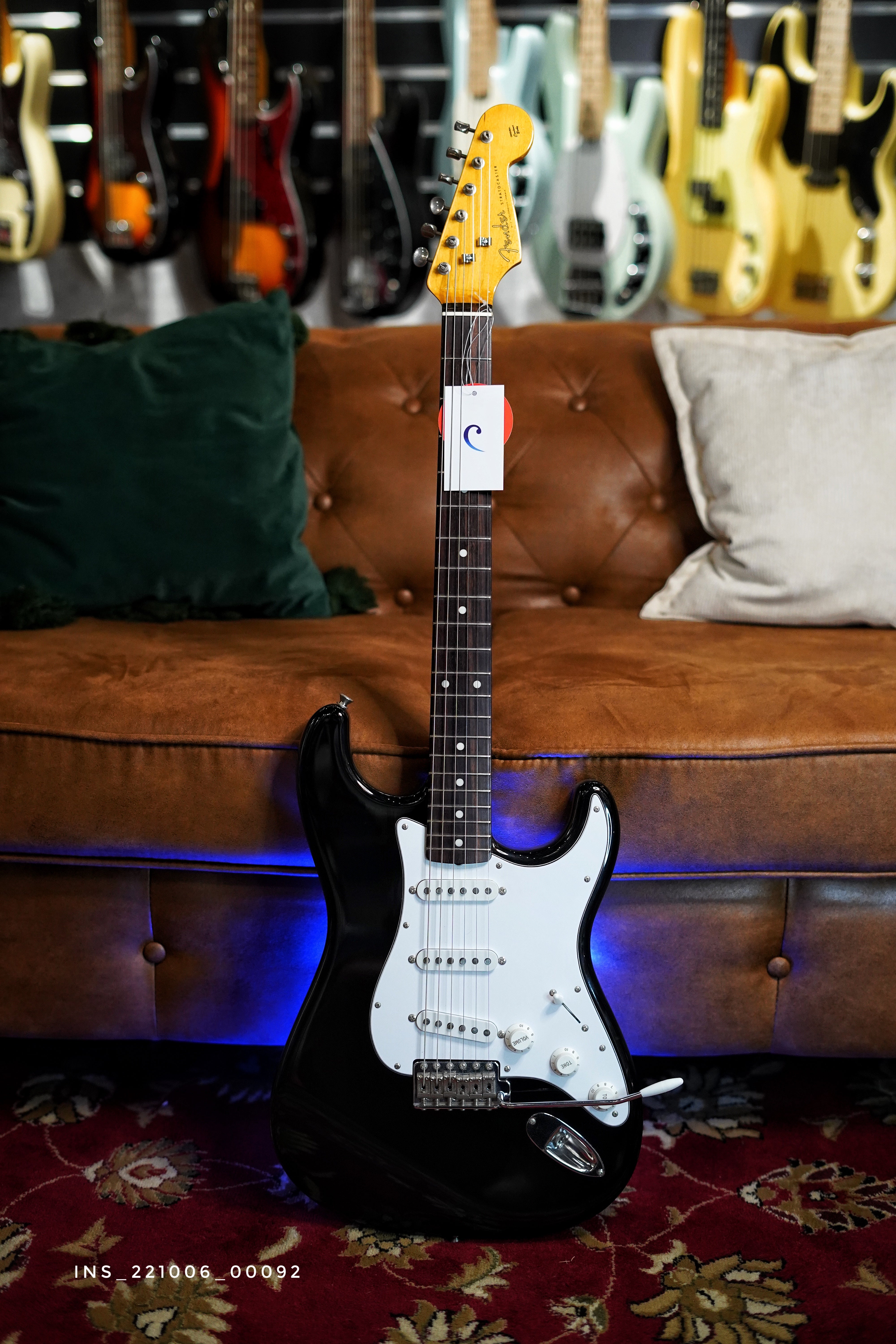 *PREOWNED* Fender Japan 2002 Black Stratocaster Electric Guitar