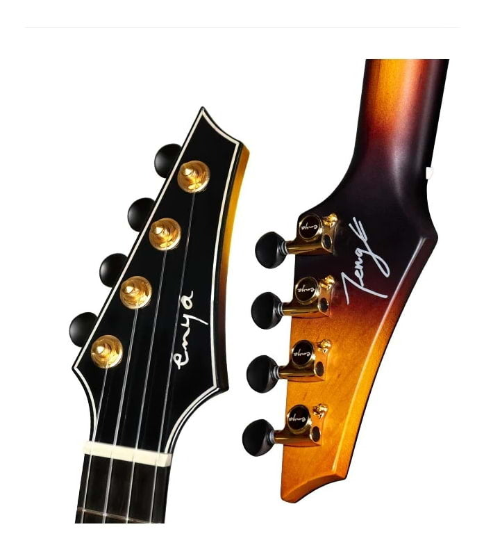 Enya E6 FE Custom Solid Acacia Tenor Ukulele Pickup