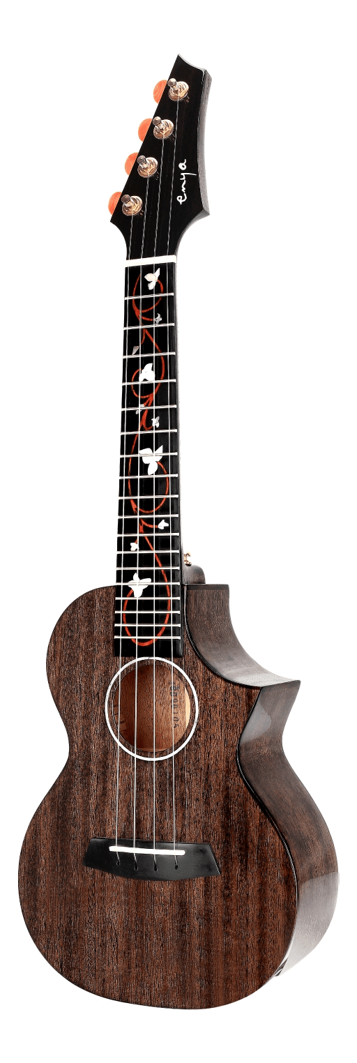 Enya M6 Solid Mahogany Ukulele Concert Pickup