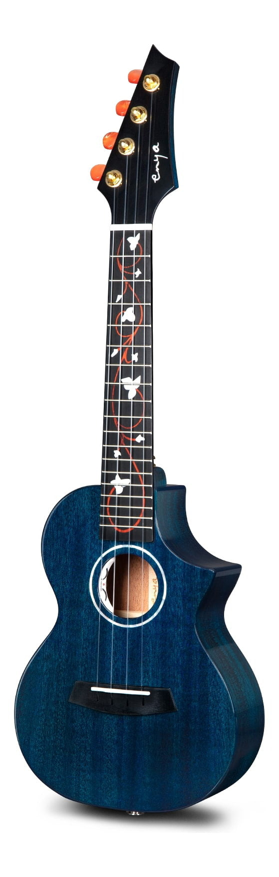 Enya M6 Solid Mahogany Ukulele Concert Pickup