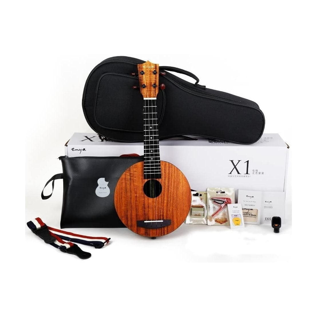 Enya EUR-X1 HPL Round Soprano Ukulele